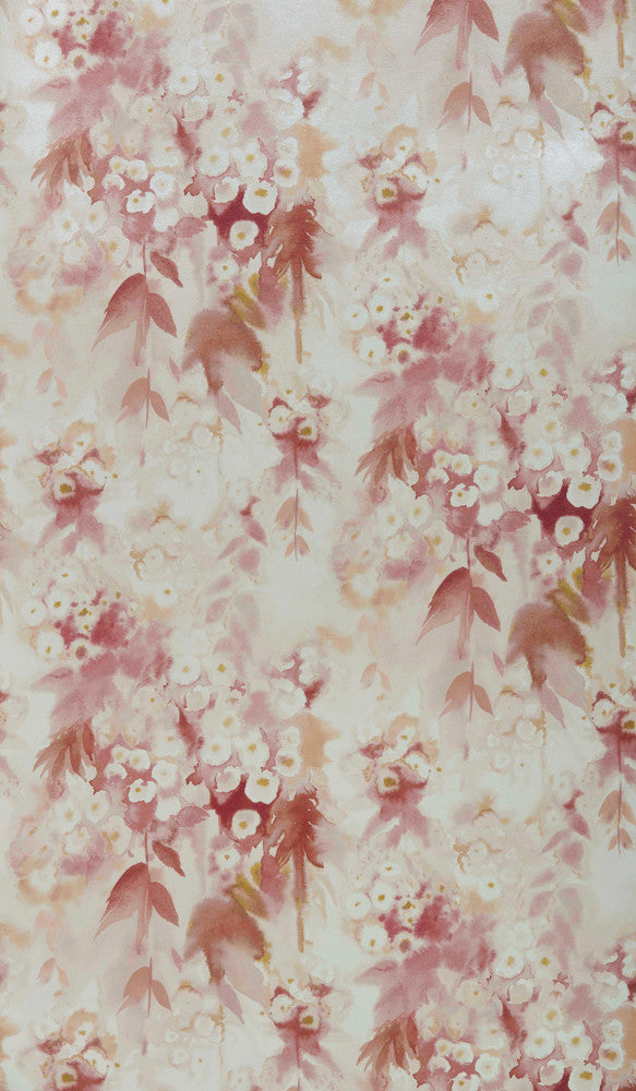 Cascade (Wp) # 02 Mango by 1838 Wallcoverings Designer Wallpaper Essence STRAIGHT PASTE THE WALL UNITED KINGDOM V-18.5" 20.5"X11YD - Swanky Fabrics -