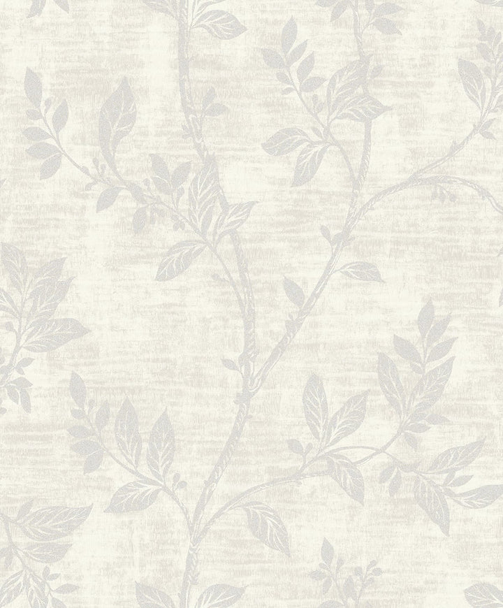 Leaf Trail Metallic Pearl & Glass Beads 2231100 by Etten Gallerie Designer Wallpaper