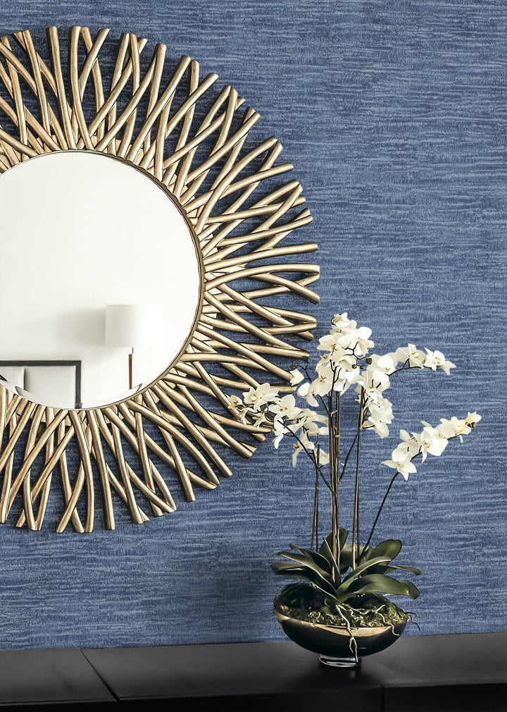 Bark Texture Metallic Storm Blue 2231812 by Etten Gallerie Designer Wallpaper