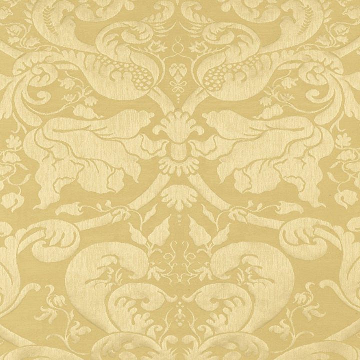 Gavotte Brocatelle Damask Beige 22551 by Schumacher Designer Fabric CHROMA LINEN 53% COTTON 35% ITALY WYZENBEEK 12,000 </p><p>Repeat: Horizontal: 25 1/4" (64CM) and Vertical: 38 3/8" (97CM) 51 - Swanky Fabrics -