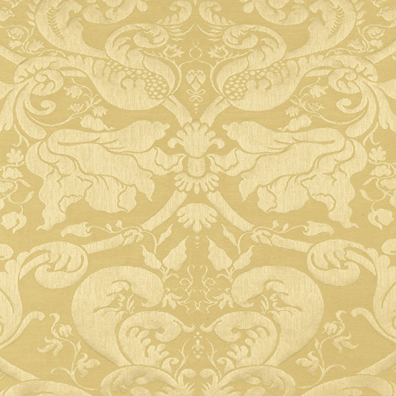 Gavotte Brocatelle Damask Beige 22551 by Schumacher Fabric Schumacher Fabric Gavotte Brocatelle Damask Beige 22551Fabric LINEN 53% ITALY </p><p>Repeat: H: HORZ. 25 1/4" (64CM) , V: VERT. 38 3/8" (97CM) 51 - Fabric Carolina -