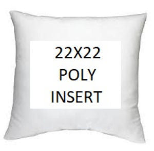 22X22 Poly Insert by Norbar Designer Fabric PILLOW INSERT US - Swanky Fabrics -