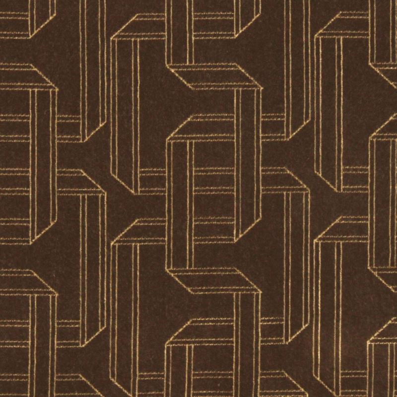 Robert Allen Contract Fabric Ribbon Effect Mink 6 3/8 Yards