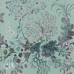 Kilburn'S Coral (Wp) # 02 Mist by 1838 Wallcoverings Designer Wallpaper