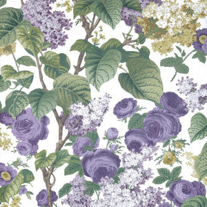 Floribunda (Wp) # 01 Lavender Dream by 1838 Wallcoverings Designer Wallpaper
