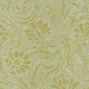 Eden (Wp) # 02 Mellow Yellow by 1838 Wallcoverings Designer Wallpaper