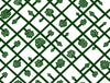 Spalje Emerald and Eggshell 23347X by Marimekko Designer Wallpaper