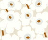 Unikko Gray and Caramel 23351X by Marimekko Designer Wallpaper
