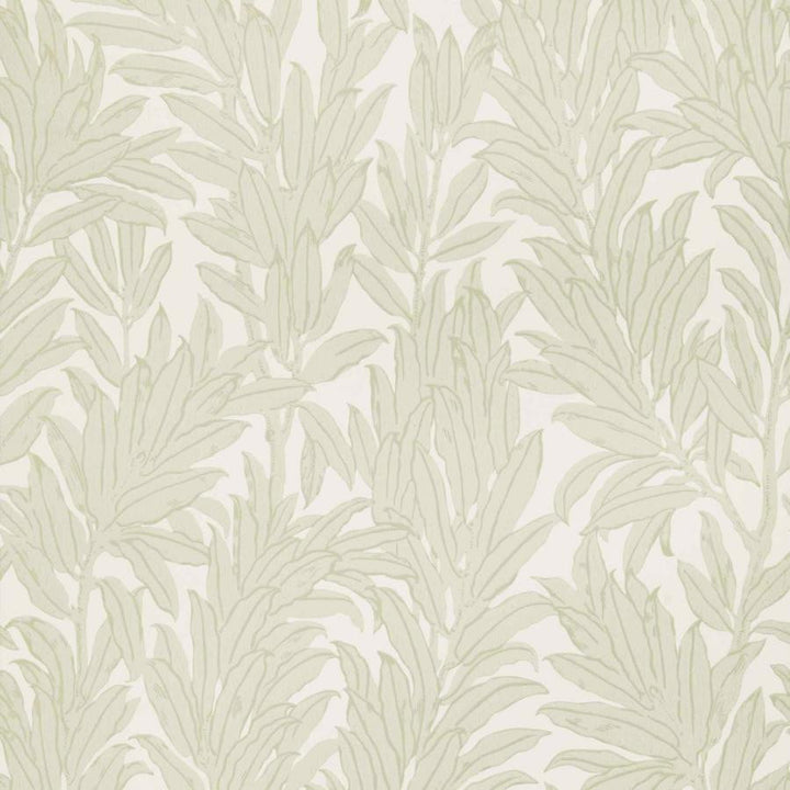 Laurel Leaf (Wp) # 03 Natural by 1838 Wallcoverings Designer Wallpaper V&A Decorative Papers Ii STRAIGHT PASTE THE WALL UNITED KINGDOM V-25" 20.5"X11YD - Swanky Fabrics -
