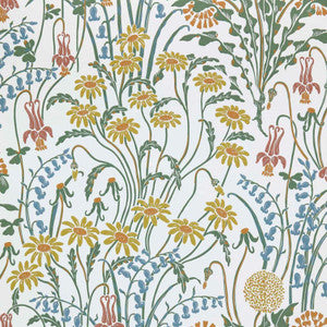 Flower Meadow (Wp) # 04 Spring by 1838 Wallcoverings Designer Wallpaper