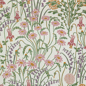 Flower Meadow (Wp) # 05 Cream by 1838 Wallcoverings Designer Wallpaper
