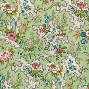 Kilburn'S Maze (Wp) # 04 Verde by 1838 Wallcoverings Designer Wallpaper