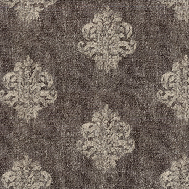 Broadmoor Charcoal Srd 250150 by ED Ellen DeGeneres Designer Fabric ED BY ELLEN DEGENERES 100% Cotton CHINA Wyzenbeek 39,000 Horizontal: 6.75" and Vertical: 8.40" 54" - Swanky Fabrics -