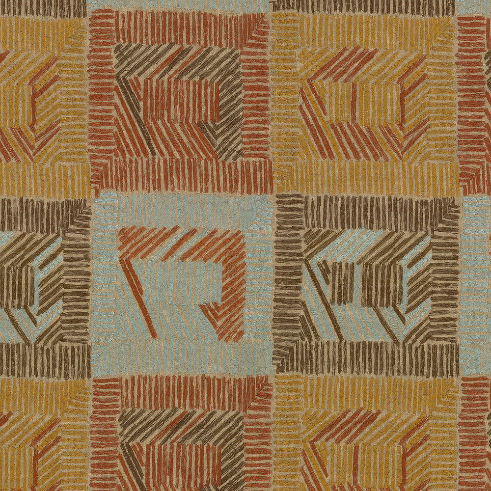 AUTRY EMB Raisin 250330 by ED Ellen DeGeneres Designer Fabric - 100% Spun Polyester India 51000 Horizontal: 12.75 and Vertical: 12 54" Base 52" Emb - Swanky Fabrics -