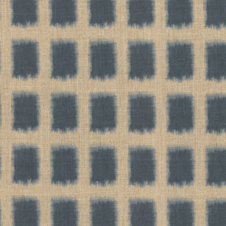 Nopal Indigo 250340 by ED Ellen DeGeneres Designer Fabric CURATED TRAVELS 100% Polyester INDIA Wyzenbeek 15,000 Horizontal: 2.25" and Vertical: 3.00" 54" - Swanky Fabrics -