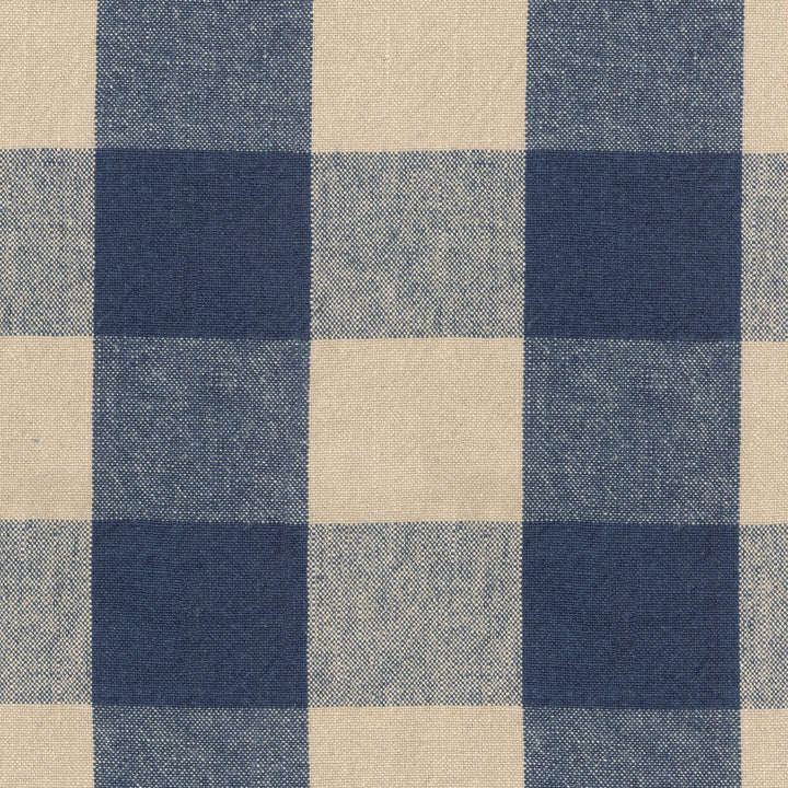 CLAIBORNE CHECK Indigo 250453 by ED Ellen DeGeneres Designer Fabric - 50% Polyester 50% Cotton China 30000 Horizontal: 6.75 and Vertical: 6.75 54 - Swanky Fabrics -