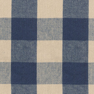 Claiborne Check Indigo 250453 by ED Ellen DeGeneres Designer Fabric