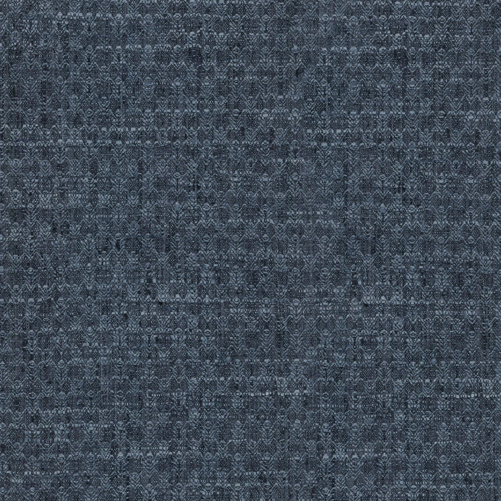 Calvia Indigo 250660 by ED Ellen DeGeneres Designer Fabric - 100% Polyester (55% Recycled PlY Yarn) INDIA 51000 Horizontal: 0.75 and Vertical: 0.75 54 - Swanky Fabrics -
