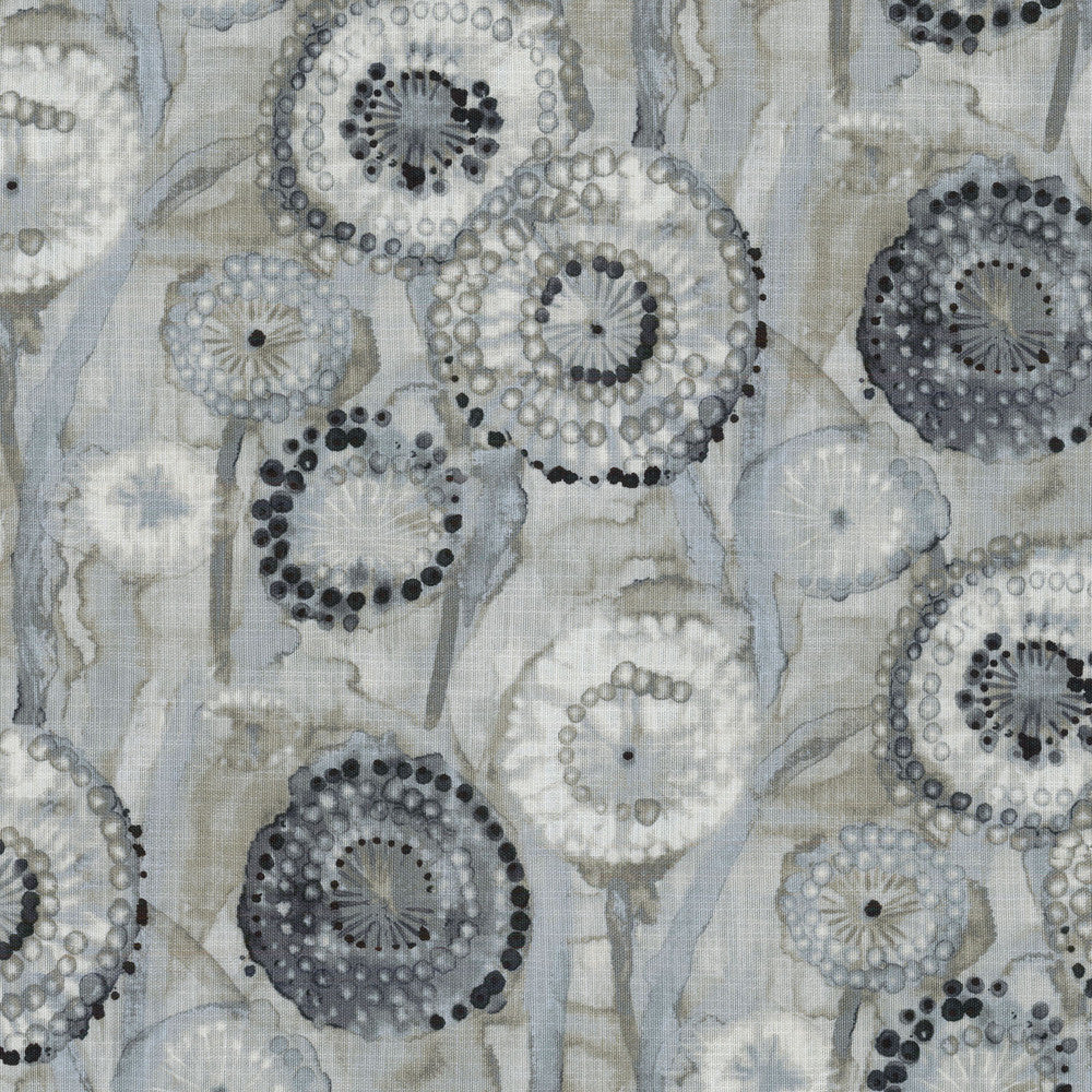 Majorca Smoke 250682 by ED Ellen DeGeneres Designer Fabric - 100% Cotton CHINA 42000 Horizontal: 13.5 and Vertical: 25.25 54 - Swanky Fabrics -