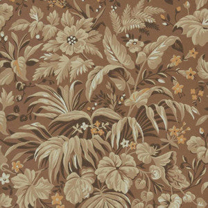 Palmette (Wp) # 03 Clay by 1838 Wallcoverings Designer Wallpaper