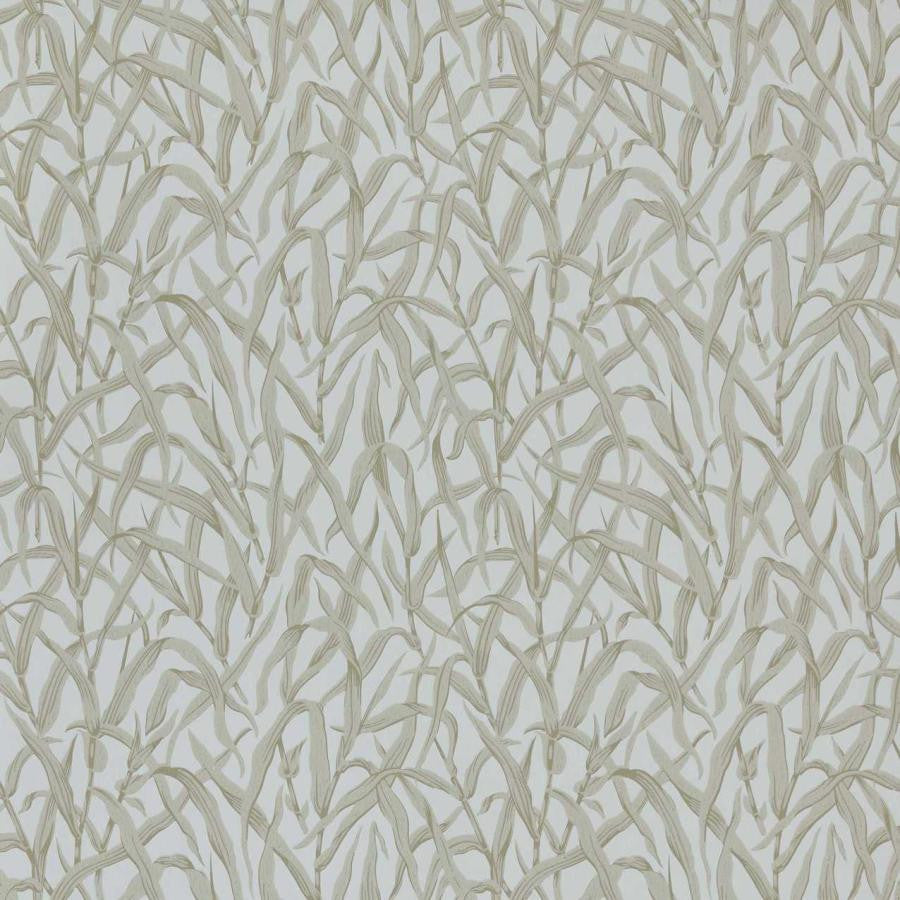 Ornamental Grasses (Wp) # 02 Natural by 1838 Wallcoverings Designer Wallpaper V&A Decorative Papers Iii STRAIGHT PASTE THE WALL UNITED KINGDOM V-21" 20.5"X11YD - Swanky Fabrics -