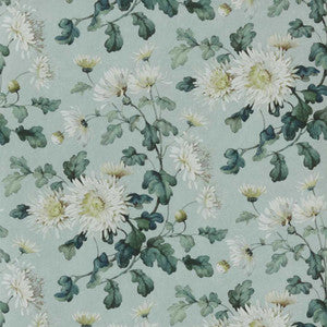 Charlotte (Wp) # 02 Teal by 1838 Wallcoverings Designer Wallpaper