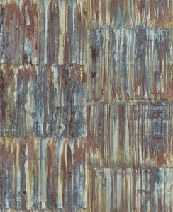 Patina Multicolor Metal Wallpaper by A-Street Prints Designer