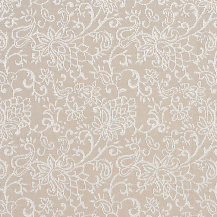 2605 Linen/Garden by Charlotte Designer Fabric Uptown Jacquards VI 100% Woven Polyester Asia Exceeds 70,000 Wyzenbeek Rubs (Heavy Duty) Horizontal: 6" x Vertical: 7" 54 Inches - Swanky Fabrics -