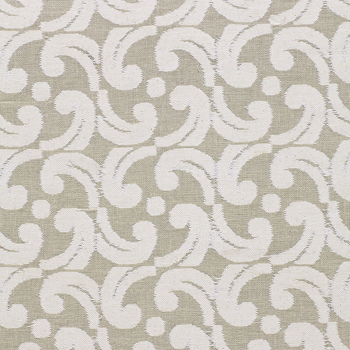 Baroque Cutwork Natural 2608480 by Schumacher Designer Fabric BRILLIANCE I SHEERS See Sample INDIA TO BE DETERMINED </p><p>Repeat: Horizontal: 5" (13CM) and Vertical: 5 1/2" (14CM) 48" WIDE (122CM) - Swanky Fabrics -