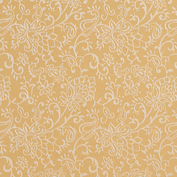 2608 Flax/Garden by Charlotte Designer Fabric Uptown Jacquards VI 100% Woven Polyester Asia Exceeds 70,000 Wyzenbeek Rubs (Heavy Duty) Horizontal: 6" x Vertical: 7" 54 Inches - Swanky Fabrics -