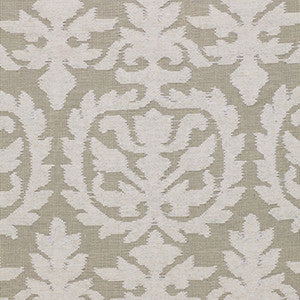Floral Medallion Cutwork Natural 2609530 by Schumacher Designer Fabric