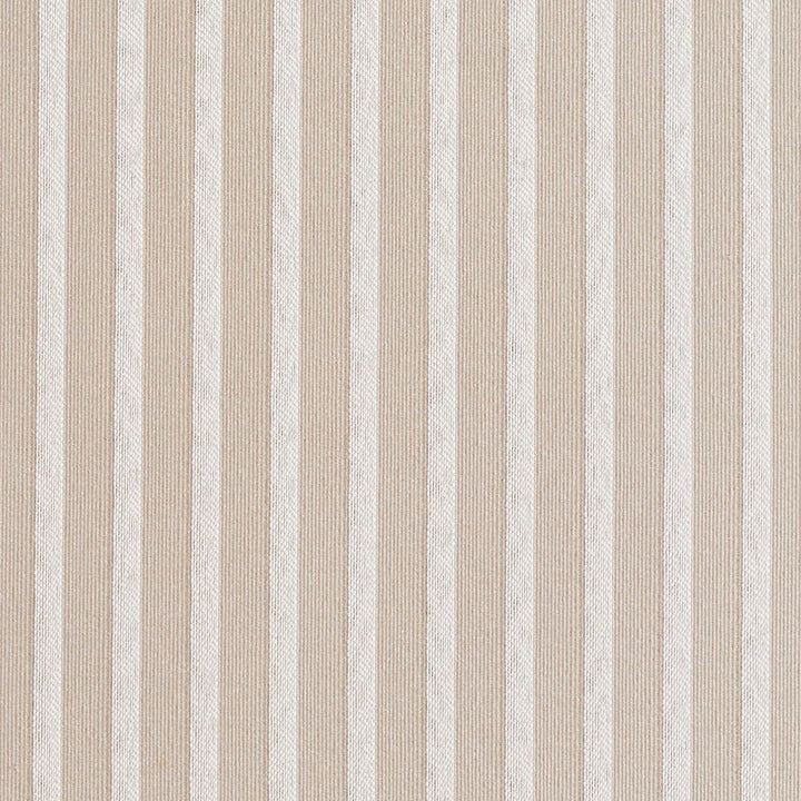 2614 Linen/Stripe by Charlotte Designer Fabric Uptown Jacquards VI 100% Woven Polyester Asia Exceeds 70,000 Wyzenbeek Rubs (Heavy Duty) Horizontal: .5" 54 Inches - Swanky Fabrics -