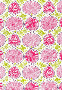 Katsugi Fuchsia & Chartreuse 2620937 by Schumacher Designer Fabric