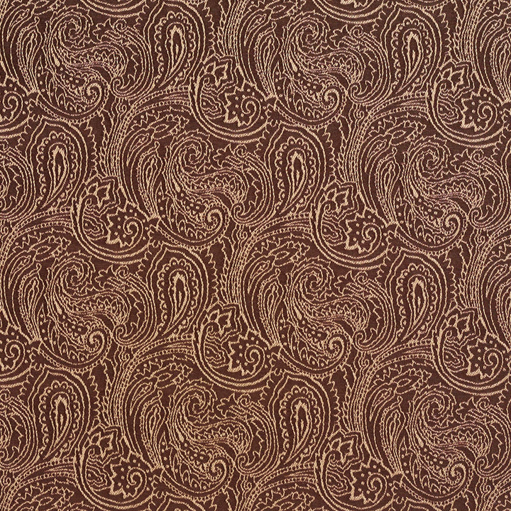 2630 Sable/Paisley by Charlotte Designer Fabric Uptown Jacquards VI 100% Woven Polyester Asia Exceeds 80,000 Wyzenbeek Rubs (Heavy Duty) </p><p>Repeat: Horizontal: 6.75 " x Vertical: 7.5" 54 Inches - Swanky Fabrics -