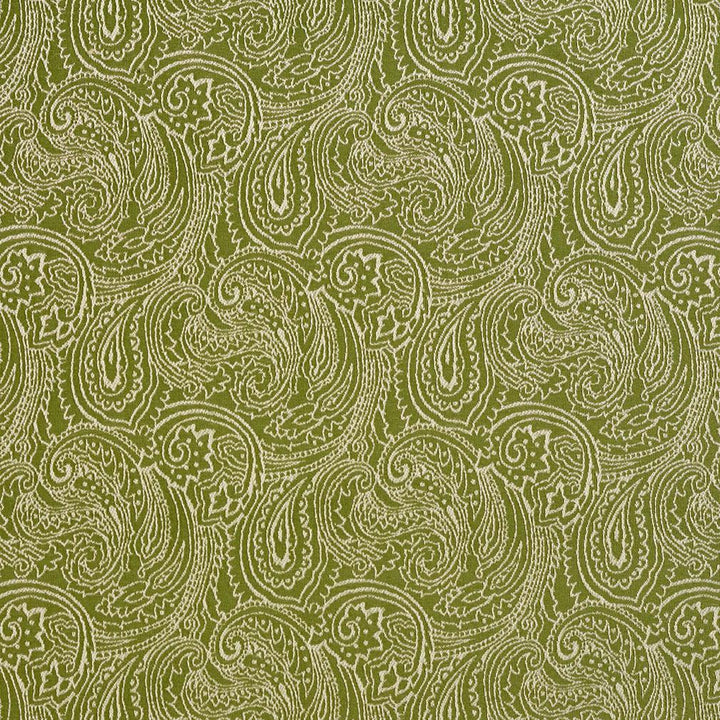 2631 Fern/Paisley by Charlotte Designer Fabric Uptown Jacquards VI 100% Woven Polyester Asia Exceeds 70,000 Wyzenbeek Rubs (Heavy Duty) Horizontal: 6.75 " x Vertical: 7.5" 54 Inches - Swanky Fabrics -