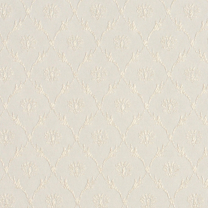 2638 Oyster/Trellis by Charlotte Designer Fabric Uptown Jacquards VI 100% Woven Polyester Asia Exceeds 70,000 Wyzenbeek Rubs (Heavy Duty) Horizontal: 1.5" x Vertical: 1.5" 54 Inches - Swanky Fabrics -