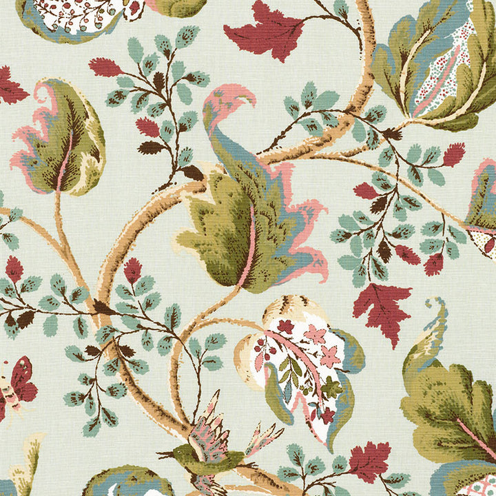 Fox Hollow Robin'S Egg 2639645 by Schumacher Designer Fabric J.H. THORP LINEN 59% COTTON 41% CZECH REPUBLIC </p><p>Repeat: Horizontal: 26 5/8" (68CM) and Vertical: 27" (69CM) 56 - Swanky Fabrics -