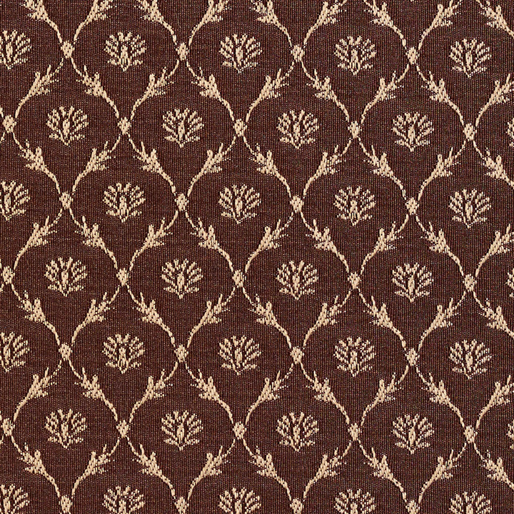 2639 Sable/Trellis by Charlotte Designer Fabric Uptown Jacquards VI 100% Woven Polyester Asia Exceeds 70,000 Wyzenbeek Rubs (Heavy Duty) Horizontal: 1.5" x Vertical: 1.5" 54 Inches - Swanky Fabrics -