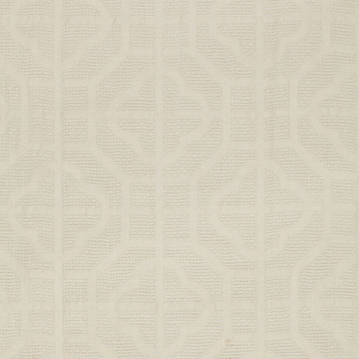 Crossbridge Casement Ivory 2643590 by Schumacher Designer Fabric BRILLIANCE I SHEERS See Sample UNITED STATES OF AMERICA TO BE DETERMINED </p><p>Repeat: Horizontal: 6 7/8" (17CM) and Vertical: 6 5/8" (17CM) 53" WIDE (135CM) - Swanky Fabrics -
