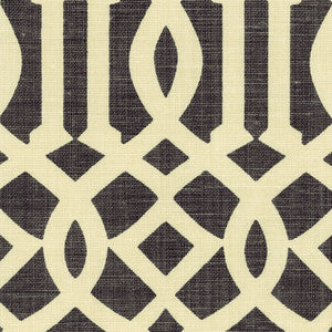Imperial Trellis Parchment/Midnight 2643760 by Schumacher Designer Fabric