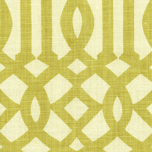 Imperial Trellis Citrine/Ivory 2643762 by Schumacher Designer Fabric