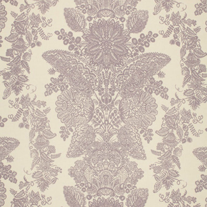 Lace Orchid 2643832 by Schumacher Designer Fabric DW-SPRING 2005 COLLECTION LINEN 58% COTTON 42% UNITED STATES OF AMERICA </p><p>Repeat: Horizontal: 23" (58CM) and Vertical: 27" (69CM) 56 - Swanky Fabrics -