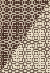 Emerald Cut Mink & Ivory 2643901 by Schumacher Designer Fabric