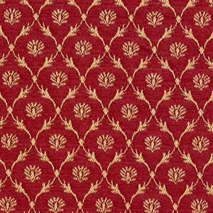 2643 Crimson/Trellis by Charlotte Designer Fabric