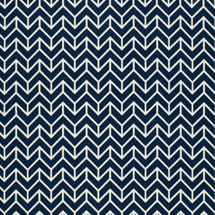 Chevron Print Navy 2644031 by Schumacher Designer Fabric STEP LIVELY See Sample UNITED STATES OF AMERICA NOT APPLICABLE </p><p>Repeat: Horizontal: 3 1/4" (8CM) and Vertical: 2 3/4" (7CM) 54" WIDE (137CM) - Swanky Fabrics -