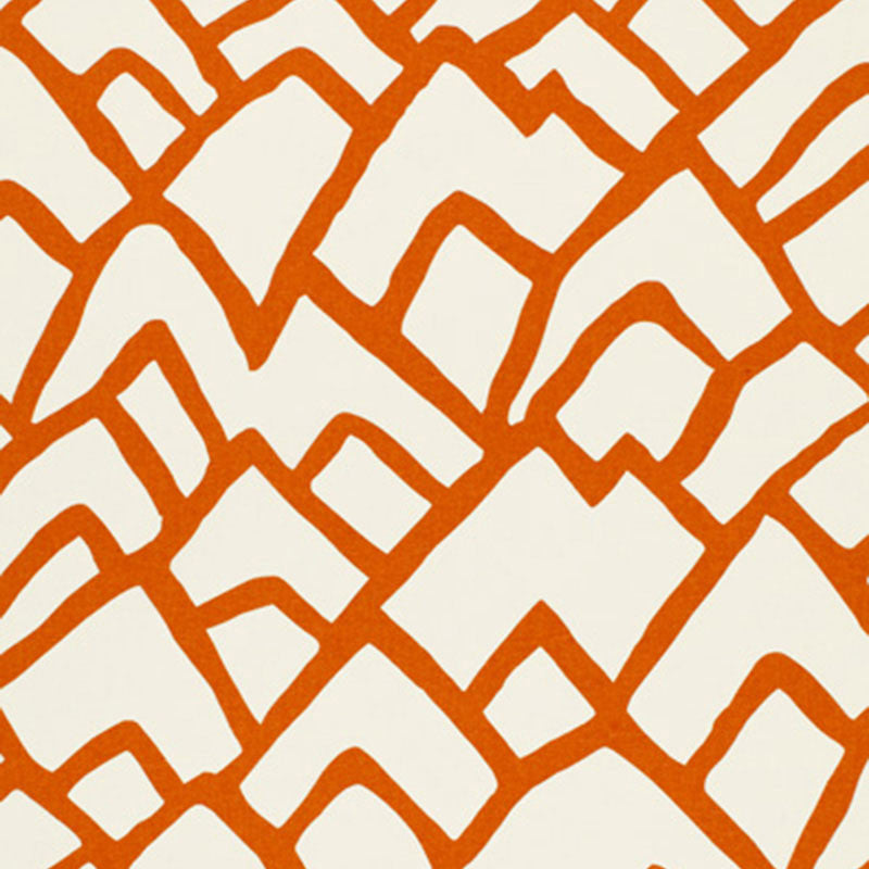 Zimba Orange 2644331 by Schumacher Designer Fabric GOOD VIBRATIONS LINEN 55% COTTON 45% UNITED STATES OF AMERICA </p><p>Repeat: Horizontal: 27" (69CM) and Vertical: 32" (81CM) 54 - Swanky Fabrics -