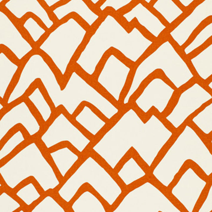 Zimba Orange 2644331 by Schumacher Designer Fabric GOOD VIBRATIONS LINEN 55% COTTON 45% UNITED STATES OF AMERICA </p><p>Repeat: Horizontal: 27" (69CM) and Vertical: 32" (81CM) 54 - Swanky Fabrics -