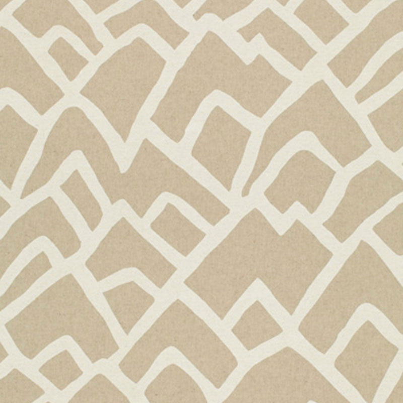 Zimba Natural 2644333 by Schumacher Designer Fabric GOOD VIBRATIONS See Sample UNITED STATES OF AMERICA - </p><p>Repeat: Horizontal: 27" (69CM) and Vertical: 32" (81CM) 54" WIDE (137CM) - Swanky Fabrics -