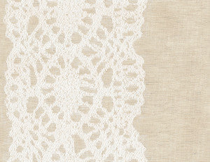 Lace Lisere Linen 2644441 by Schumacher Designer Fabric
