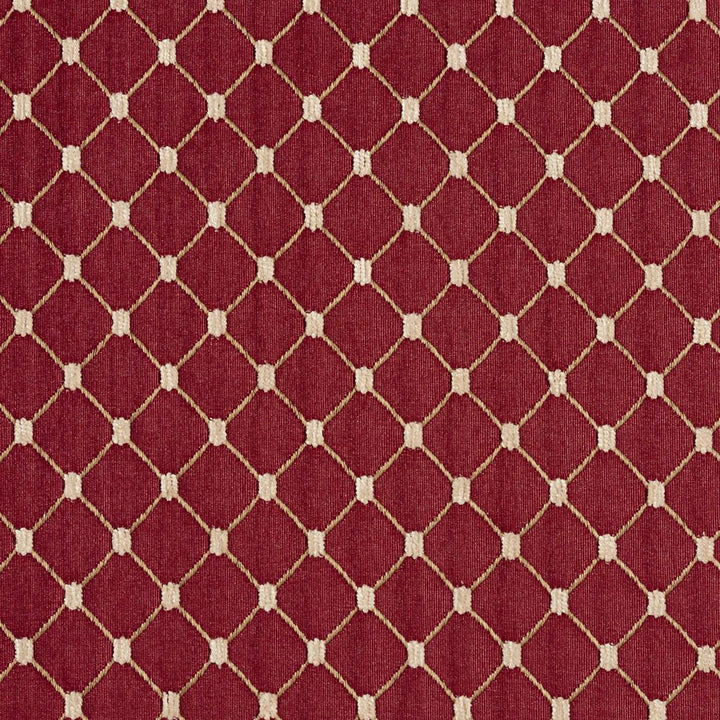2652 Crimson/Diamond by Charlotte Designer Fabric Uptown Jacquards VI 100% Woven Polyester Asia Exceeds 116,000 Wyzenbeek Rubs (Heavy Duty) </p><p>Repeat: Horizontal: 1.75" x Vertical: 1.5" 54 Inches - Swanky Fabrics -